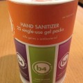 Hand Sanitizer On The Go. Handy Travel Packs By b4 Products!