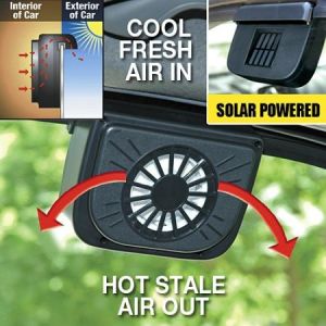 car fan solar powered